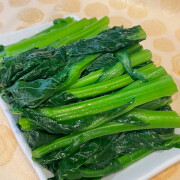 白灼油菜 Cooked Vegetables 